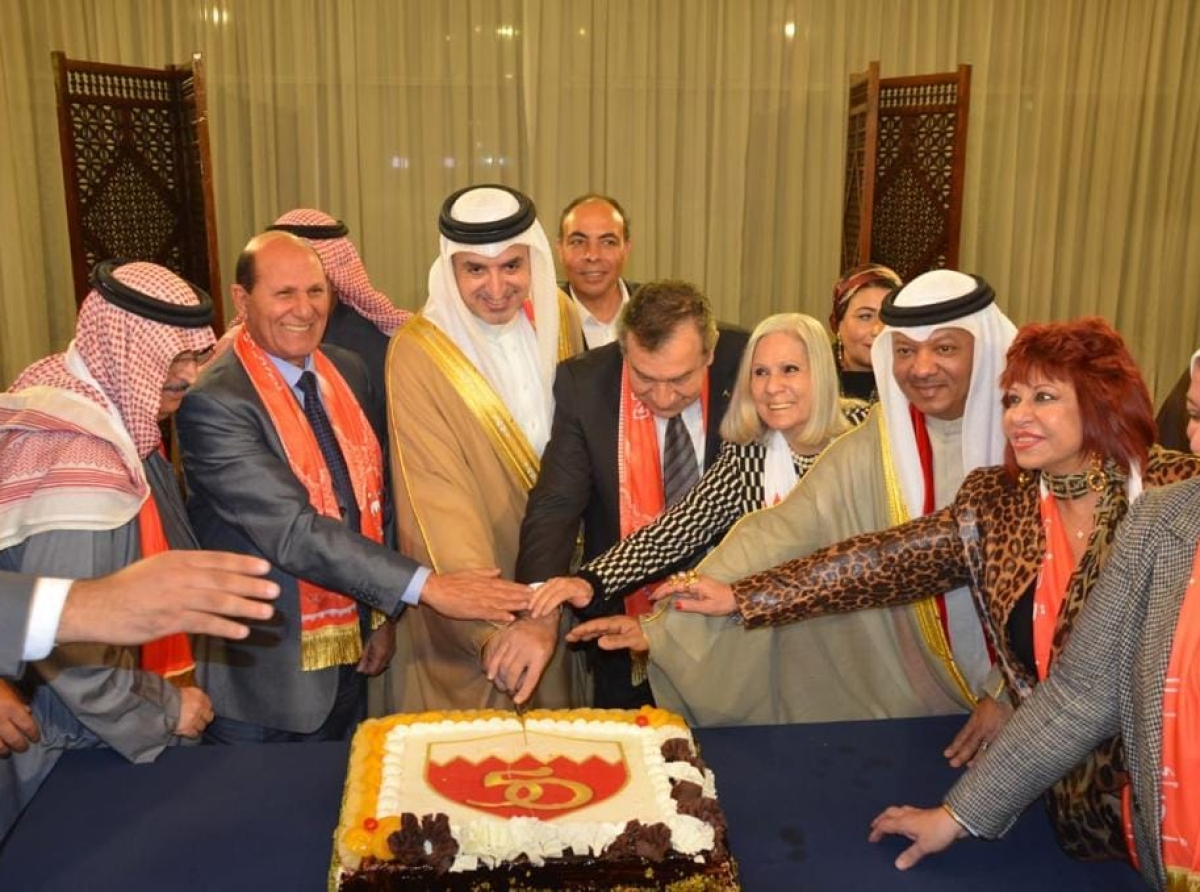  جمعية الكلمة الطيبة وبالتعاون مع الاتحاد العربي تقيم حفل بجامعة الدول العربية بمناسبة العيد الوطني لمملكة البحرين