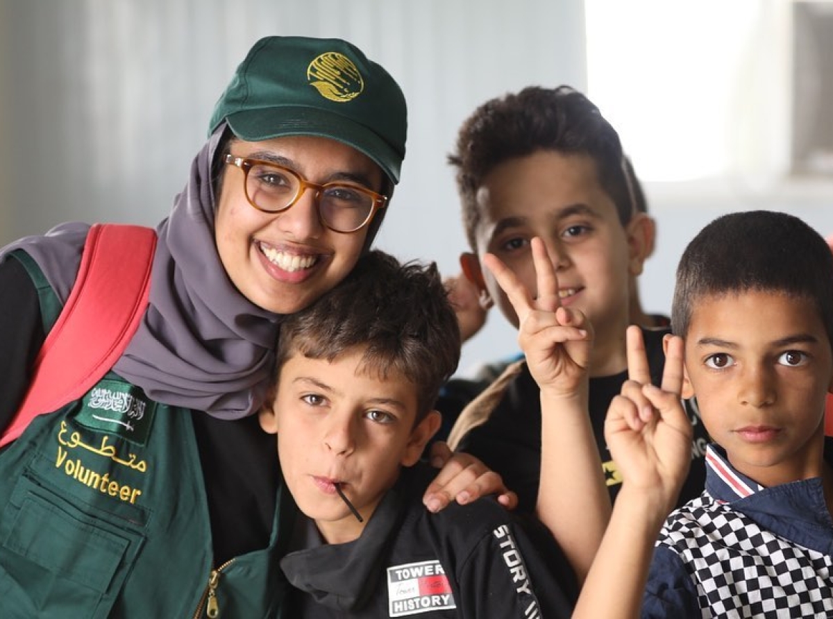  متطوعي الاتحاد العربي للتطوع يشاركون مركز الملك سلمان للإغاثة والأعمال الإنسانية في البرنامج التطوعي الثامن والتاسع